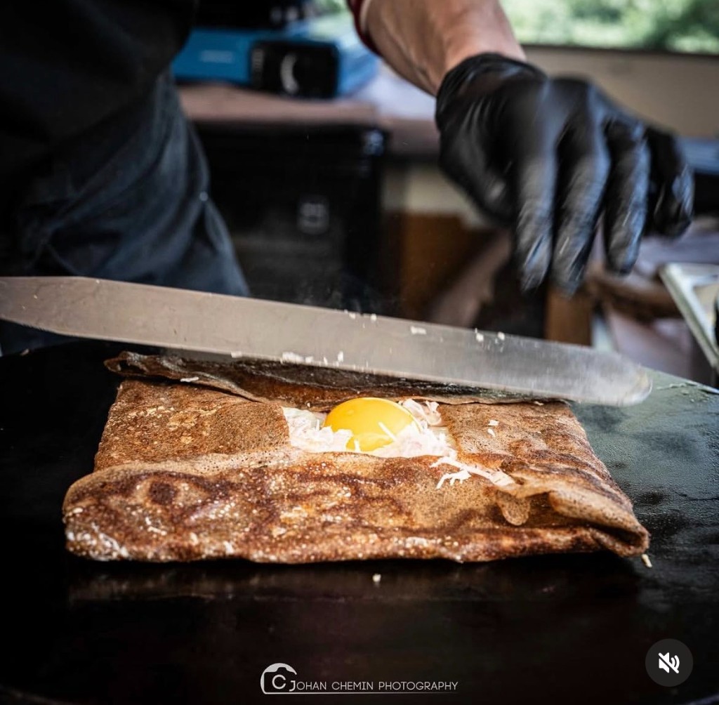 Galette sarrasin préparée minute à la plancha